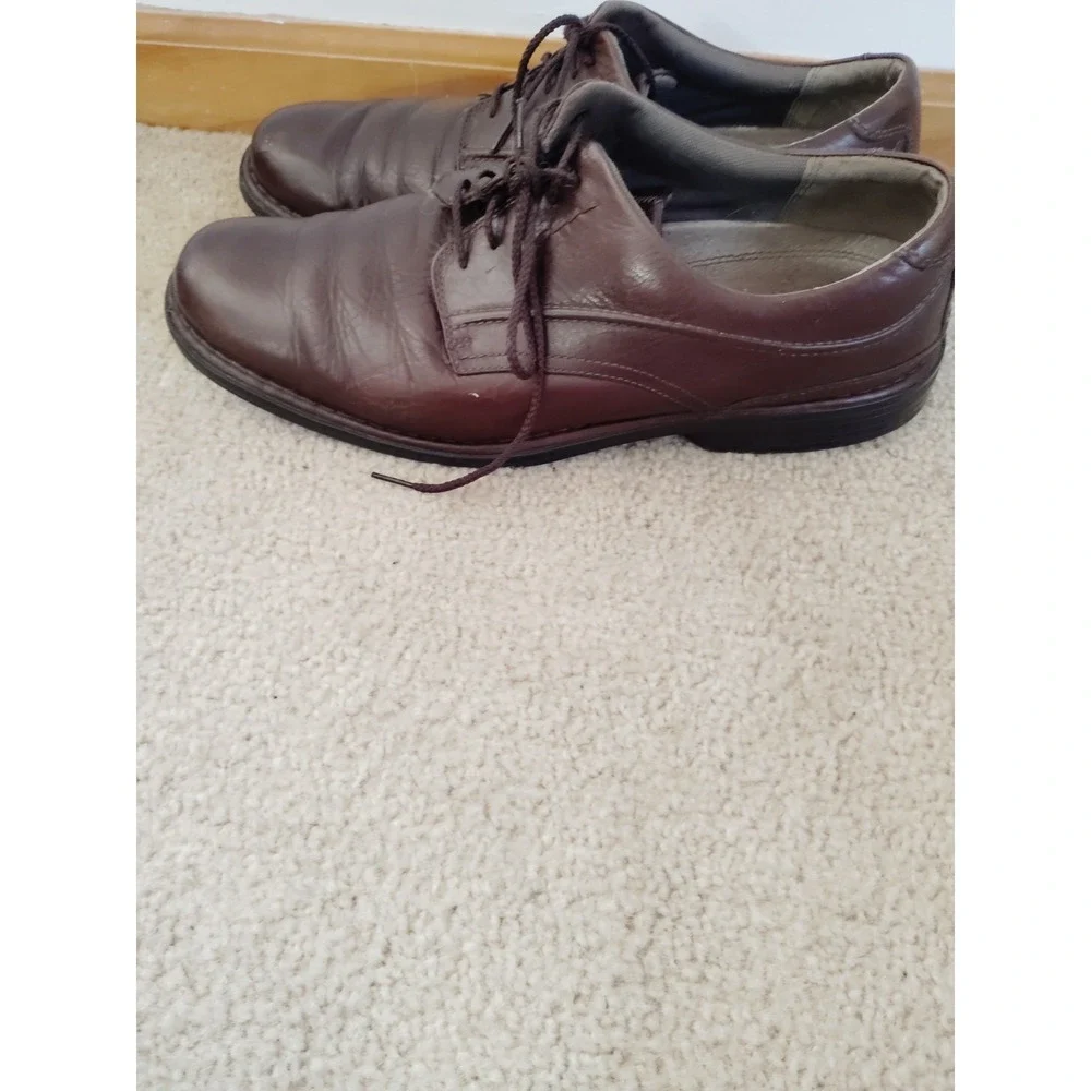 Clarks Un Aldric Lace Brown Leather‎ Oxford Shoes Men 13W Style 72516 Old Money